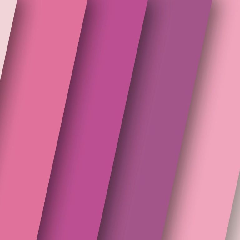 Stoffmuster Verschiedene Rosa- und Lilatöne in schlichten, Stoffmuster.